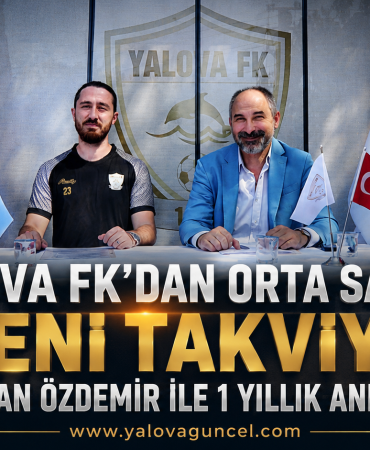 Yalova FK’dan Orta Sahaya Yeni Takviye: Rıdvan Özdemir ile 1 Yıllık Anlaşma