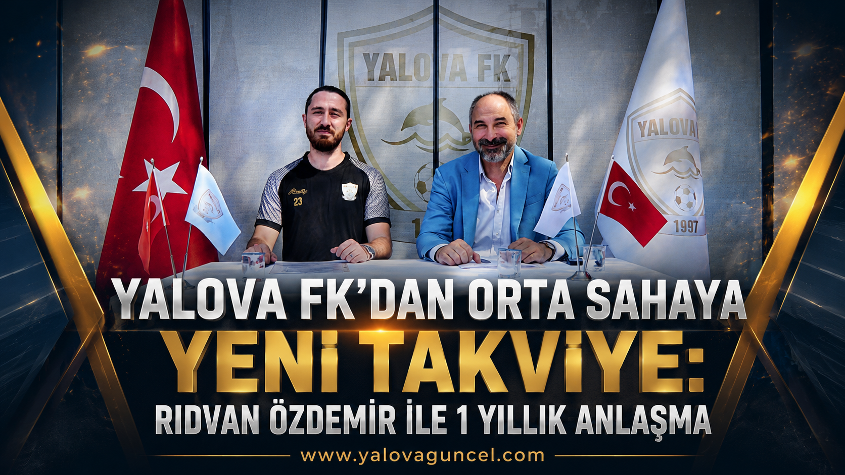 Yalova FK’dan Orta Sahaya Yeni Takviye: Rıdvan Özdemir ile 1 Yıllık Anlaşma