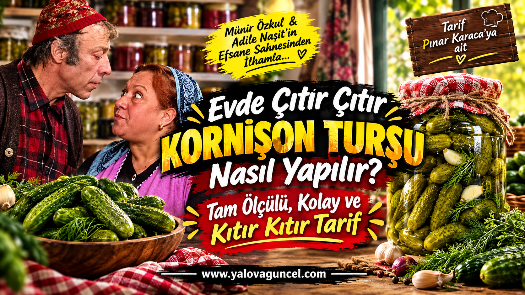 Evde Çıtır Çıtır Kornişon Turşu Nasıl Yapılır?